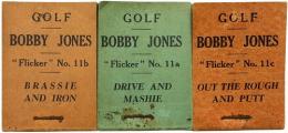 BOBBY JONES GOLF Flicker Book　全3冊揃