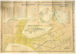 函館開港五拾年紀念全図