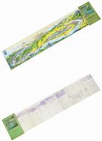 ［初三郎鳥瞰図］ 人吉温泉 : 日本三急流 球磨川下り御案内