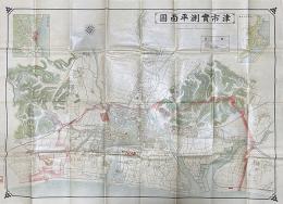 津市実測平面図