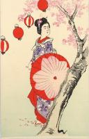Geisha in the Four Seasons