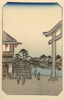 Pictures taken from paintings by Hiroshige, the Ukiyoye School