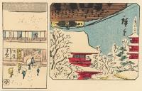 Pictures taken from paintings by Hiroshige, the Ukiyoye School