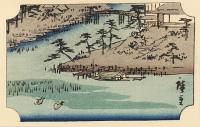 Pictures taken from paintings by Hiroshige, the Ukiyoye School