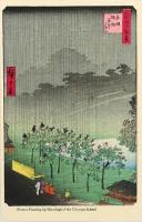 Pictures taken from paintings by Hiroshige, the Ukiyoye School