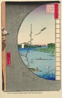 Pictures taken from paintings by Hiroshige, the Ukiyoye School