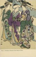 Pictures taken from paintings by Shuzan, the Ukiyoye School
