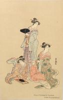 浮世絵派古画 純日本的趣味 美術絵葉書