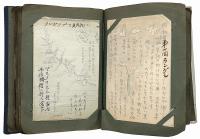 ビルマ駐屯記念 肉筆絵入軍事郵便絵葉書