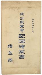 統計展覧会記念絵葉書