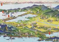 ［初三郎鳥瞰図］佐渡が島