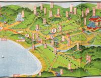 ［鳥瞰図］最も新しき江之島鎌倉名所図絵