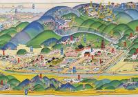 ［初三郎鳥瞰図］醍醐山名所図絵