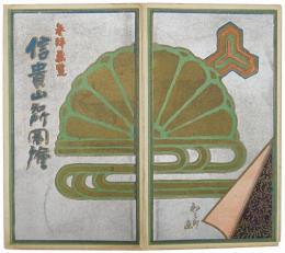 ［初三郎鳥瞰図］信貴山名所図絵