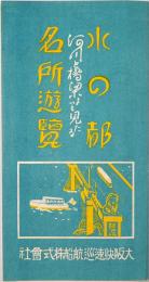 河川と橋梁より見たる水の都名所遊覧