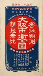 実地踏測 大阪市街全図