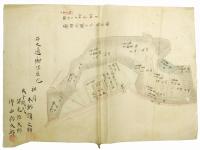 厨神社境内外見取図ほか絵図5枚