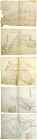 厨神社境内外見取図ほか絵図5枚