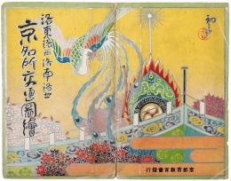 ［初三郎鳥瞰図］洛東洛西洛南洛北 京名所交通図絵