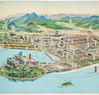 ［初三郎鳥瞰図］唐津