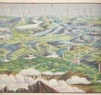 富士山頂展望図　附登山遊覧案内