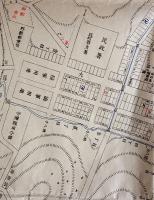 樺太哥爾薩古夫市街区画地連絡地図