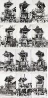 天孫神社 大津祭 絵葉書
