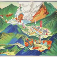 【鳥瞰図】登別温泉