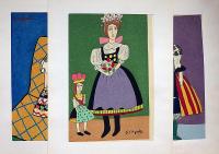 鈴木信太郎画　人形版画集　Doll print collection