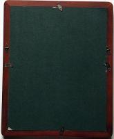 藤沢恒夫自筆書・絵入　「かまきりの見ている方の雲の峰」　額付