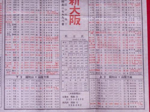 昭和19年11月　時刻表 大阪駅発着時刻表 昭和28年11月 (城東・西成線入り)(大阪駅監修