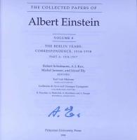 英文 アルバート・アインシュタイン論文集(The Collected Papers of