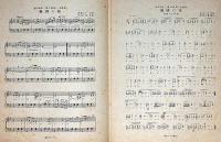 楽譜　無情の花　松竹映画・愛の暴風・主題歌