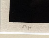 斎藤カオル銅版画　「源氏物語・第七巻・横笛」限定85部　サイン入