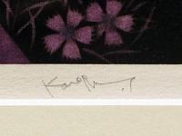 斎藤カオル銅版画　「源氏物語・第七巻・横笛」限定85部　サイン入