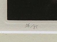 斎藤カオル銅版画　「源氏物語・第七巻・幻」限定85部　サイン入