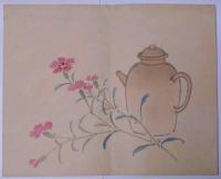 画学階梯　前篇六　木版画12図入り（大正時代の日本画家）