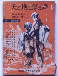 天と地に怒る声　中1実録文庫　中学生の友付録