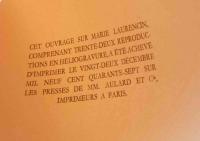 MARIE LAURENCIN　マリーローランサン画集