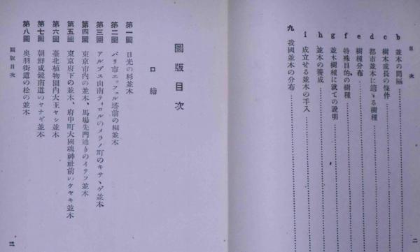 並木 造園叢書 第19巻 （台湾・満州の街路樹入り）(三浦伊八郎) / 古本