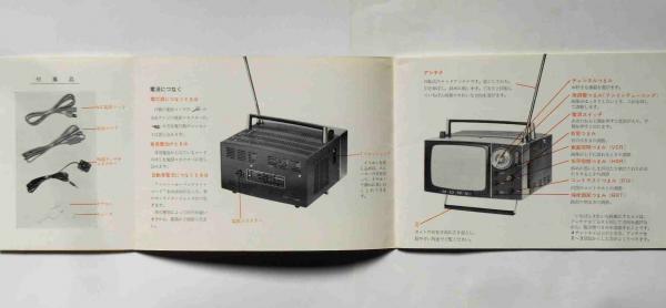 ソニートランジスタテレビ5-303型 取扱説明書 / 斜陽館 ソニートランジスタテレビ5-303型 取扱説明書 / 斜陽館
