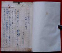 武者小路実篤草稿　「川上幸枝の死」全15枚　