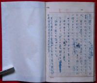 武者小路実篤草稿　「川上幸枝の死」全15枚　