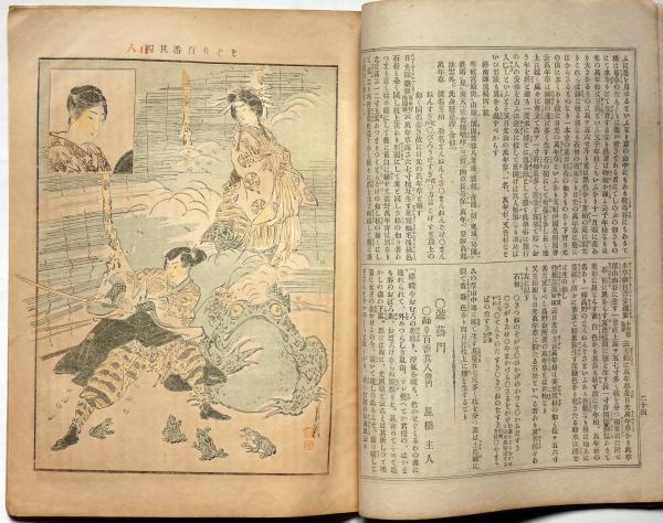 旧日本軍　--朝鮮風俗のいろいろ--　希少品　当時物 風俗画報 第104号（明治28年12月） コロポックル風俗考・をどり百番