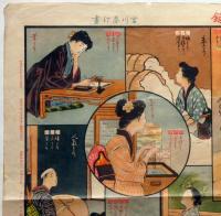 新版とり壽語録　文藝倶楽部付録　明治42年1月　宮川春汀画
