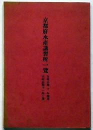 京都府水産講習所一覧 明治40年4月ー至明治41年3月