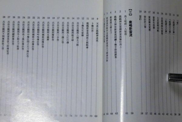 剣術関係古文書解説 「小野派一刀流・馬庭念流・鹿嶋新當流