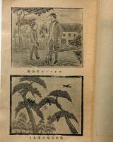 撫子・なでしこ　創刊号　石版画3枚入　明治22年6月