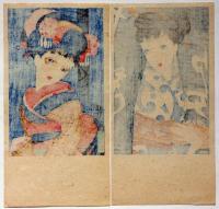 中原淳一 木版画 2枚(中原淳一) / 古本、中古本、古書籍の通販は「日本