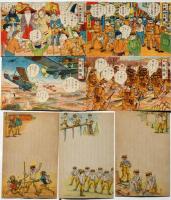 軍隊敎育漫画集　第一輯　軍隊生活兵営便り　小野寺秋風画